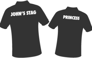 Printed Stag Night Party T-Shirts